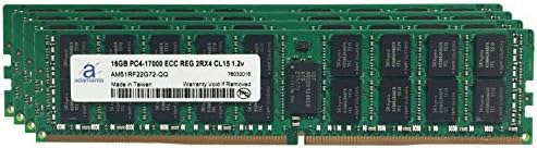 Adamanta 64GB (4x16GB) Сервер Меморија Надградба на Компатибилен за Acer AT350 F3 со Intel Xeon E5-2600 v3 Процесор DDR4 2133MHz
