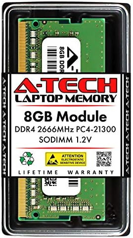 A-Tech 8GB RAM меморија за Lenovo IdeaPad 3 14IML05 (1 x 8GB) DDR4 2666 MHz PC4-21300 Не-ECC Unbuffered SODIMM 260-Pin Лаптоп, Лаптоп