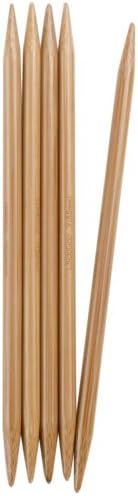 ChiaoGoo Двојно Точка 6-инчен (15cm) Бамбус Темно Патина Игла за Плетење; Големина НАС 9 (5.5 мм) 1036-9