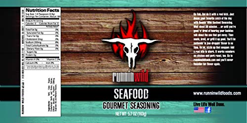 Морска храна Гастрономски Леќата | Направени во САД користејќи Природни Вкусови и Не Спојници | Премиум Зачин Леќата за Месо и Зеленчук