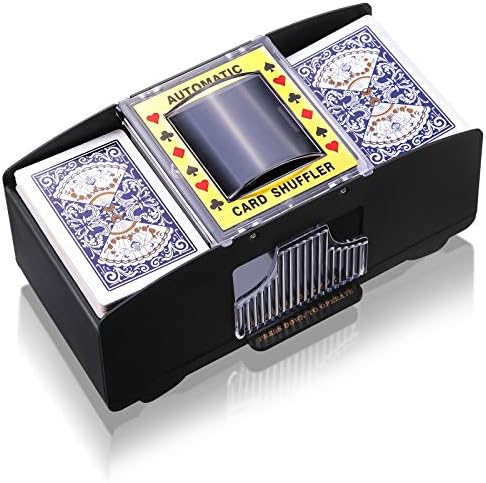 Автоматско Картичка Shuffler Батерија Управувана 2 Палубата Автоматско Играње Картичка Shuffler Електрични Покер Машина Довлечкаа