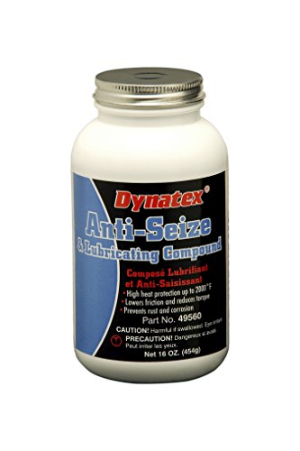 Dynatex 49560 Индустриски Алуминиум Анти-ги искористи и Подмачкување на Соединение Паста, 16 оз Четка Врвот Шише, -60 да 2000 Степен