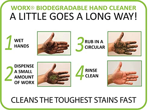 WORX Biodegradable Рака Почиста 4.5 lb Стенд-Ап Торбичка (2040 г.)