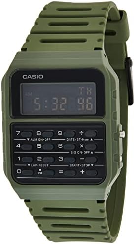 Casio CA-53WF-3Б Калкулатор Зелена Дигитални Mens Види Оригиналниот Нови Класичен CA-53, 43.2×34.4×8.2 mm (CA-53WF-3BDF)
