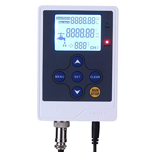 DIGITEN Проток на Вода за Контрола на Метар LCD Дисплеј Контролер+G1 Проток на Вода Сала Ефект Сензор за Проток на Метар 1-60L/min+G1