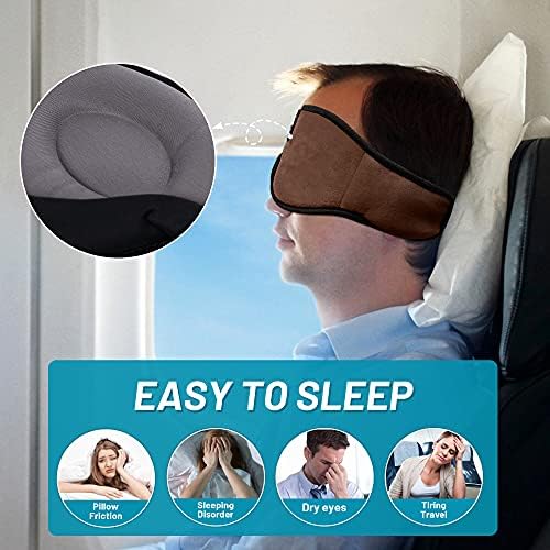 Boodlab Спиење Слушалки со Bluetooth Спиење Маска, 3D Спиење Око Маска со Ултра-Тенок HD Стерео Звучници Перат Прилагодливи за Спиење Странични Прагови, авионски,Јога,Медита?
