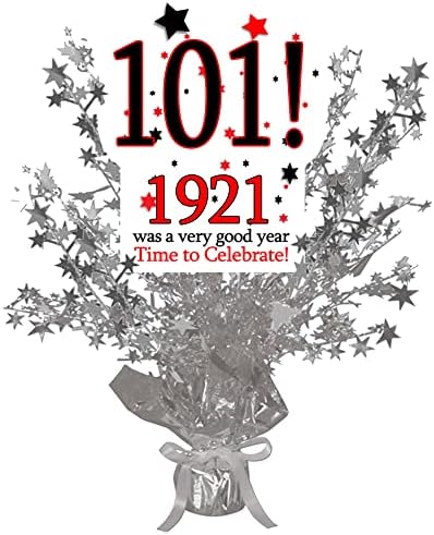 1921 101st Роденден Сребрена Ѕвезда Централен (Секој) од Partypro
